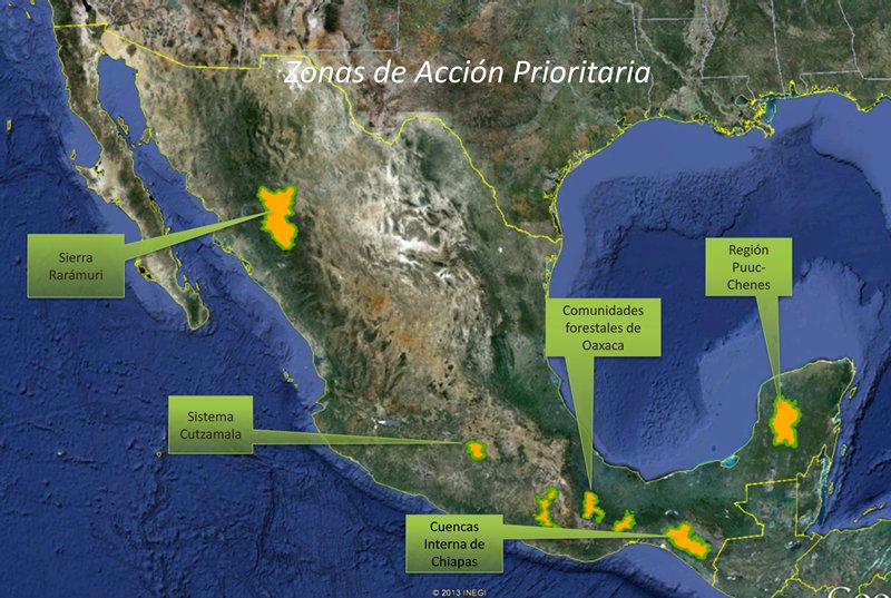 Zonas de acción prioritaria